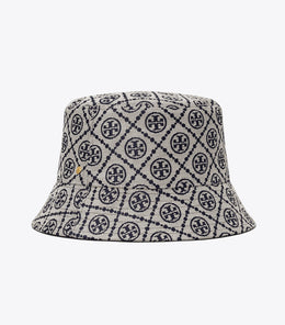 T Monogram Short-Brim Bucket Hat