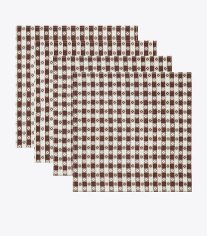 Gingham Dinner Napkin, Set of 4