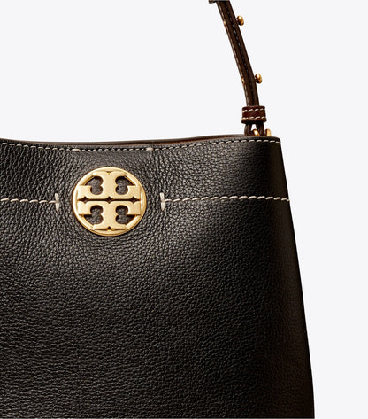Leather Bucket Bag