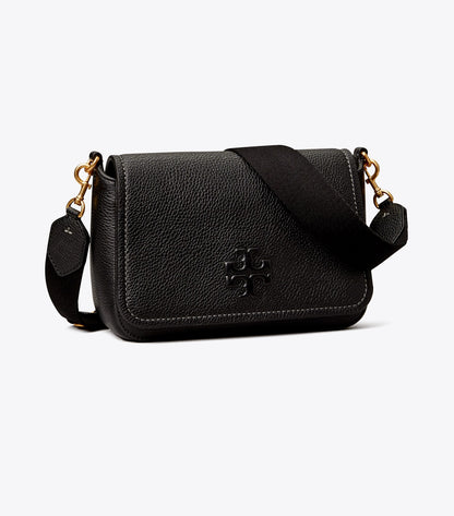 Leather Flap Crossbody