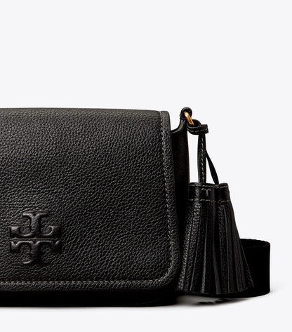 Leather Flap Crossbody