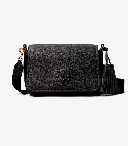 Leather Flap Crossbody
