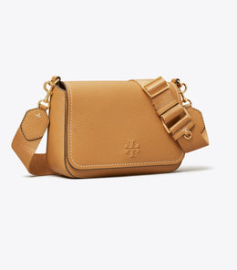 Leather Flap Crossbody