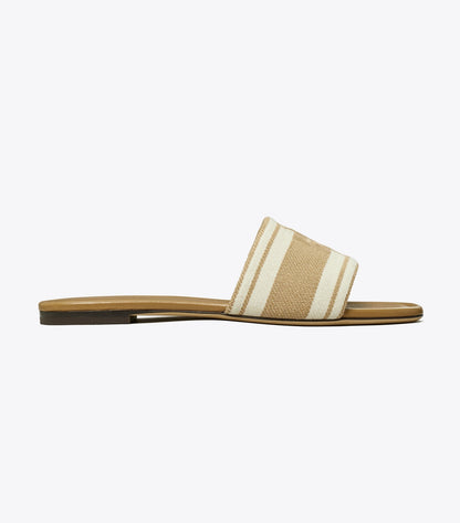 Double T Jacquard Slide