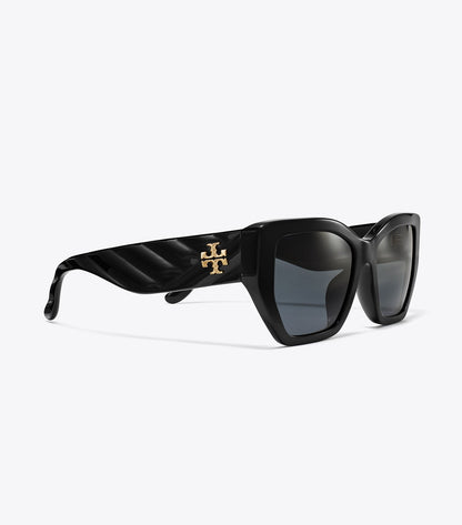 Kira Oversized Geometric Sunglasses