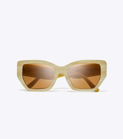 Kira Oversized Geometric Sunglasses