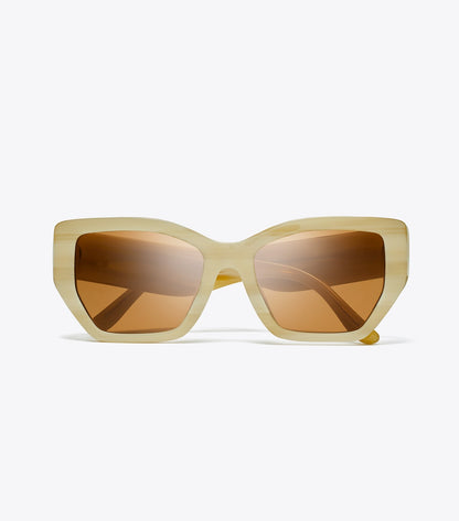 Kira Oversized Geometric Sunglasses