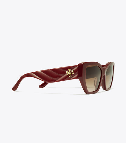 Kira Oversized Geometric Sunglasses