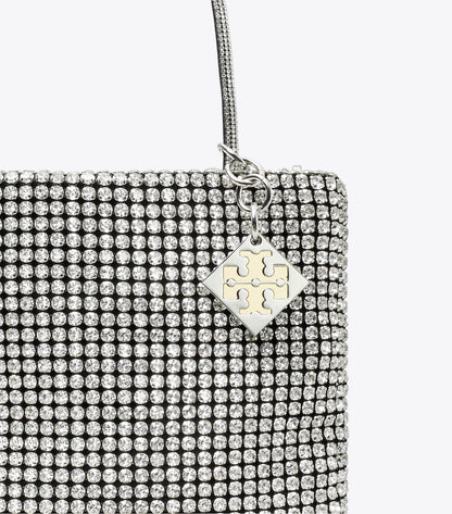 Night Owl Crystal-Embellished Mini Tote