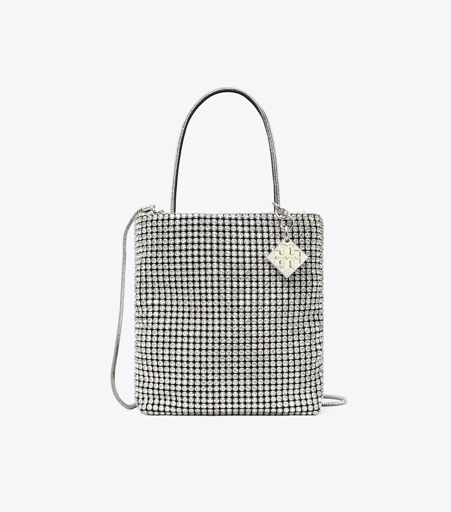 Night Owl Crystal-Embellished Mini Tote