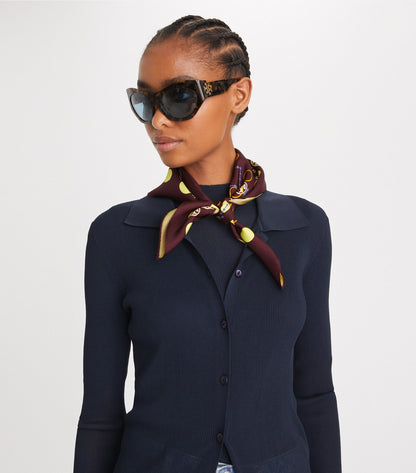 Dotted T Monogram Neckerchief