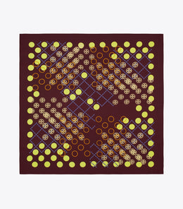 Dotted T Monogram Neckerchief