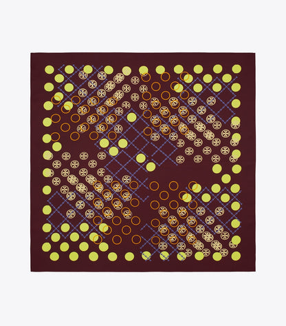 Dotted T Monogram Neckerchief