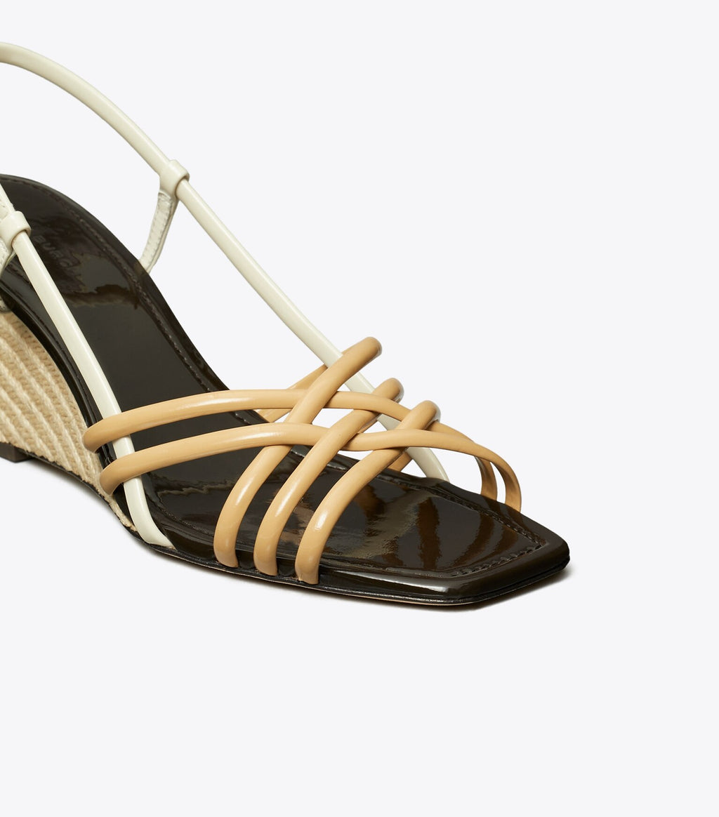 Multi-Strap Espadrille Wedge