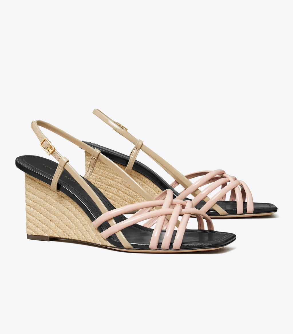 Multi-Strap Espadrille Wedge