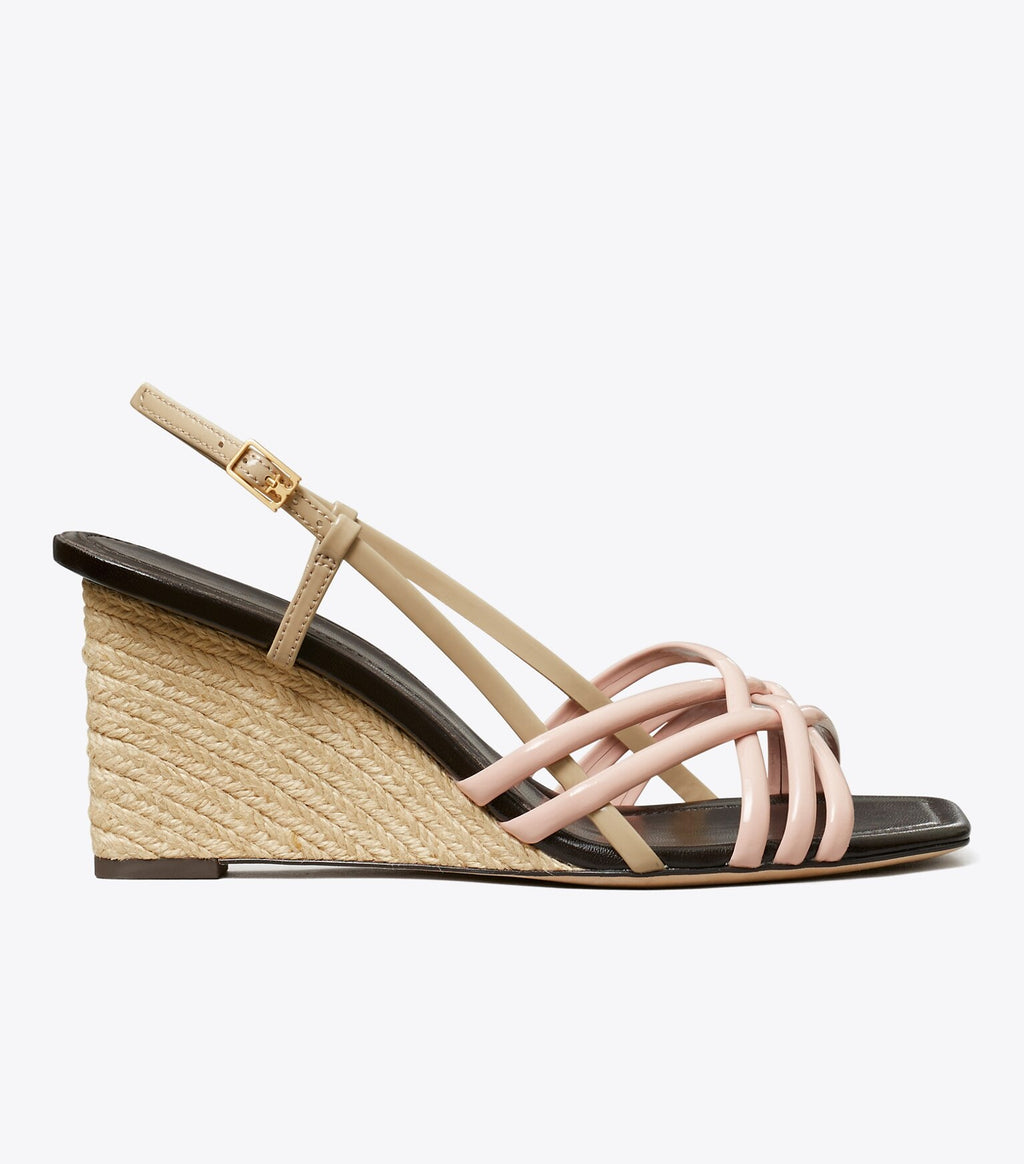 Multi-Strap Espadrille Wedge