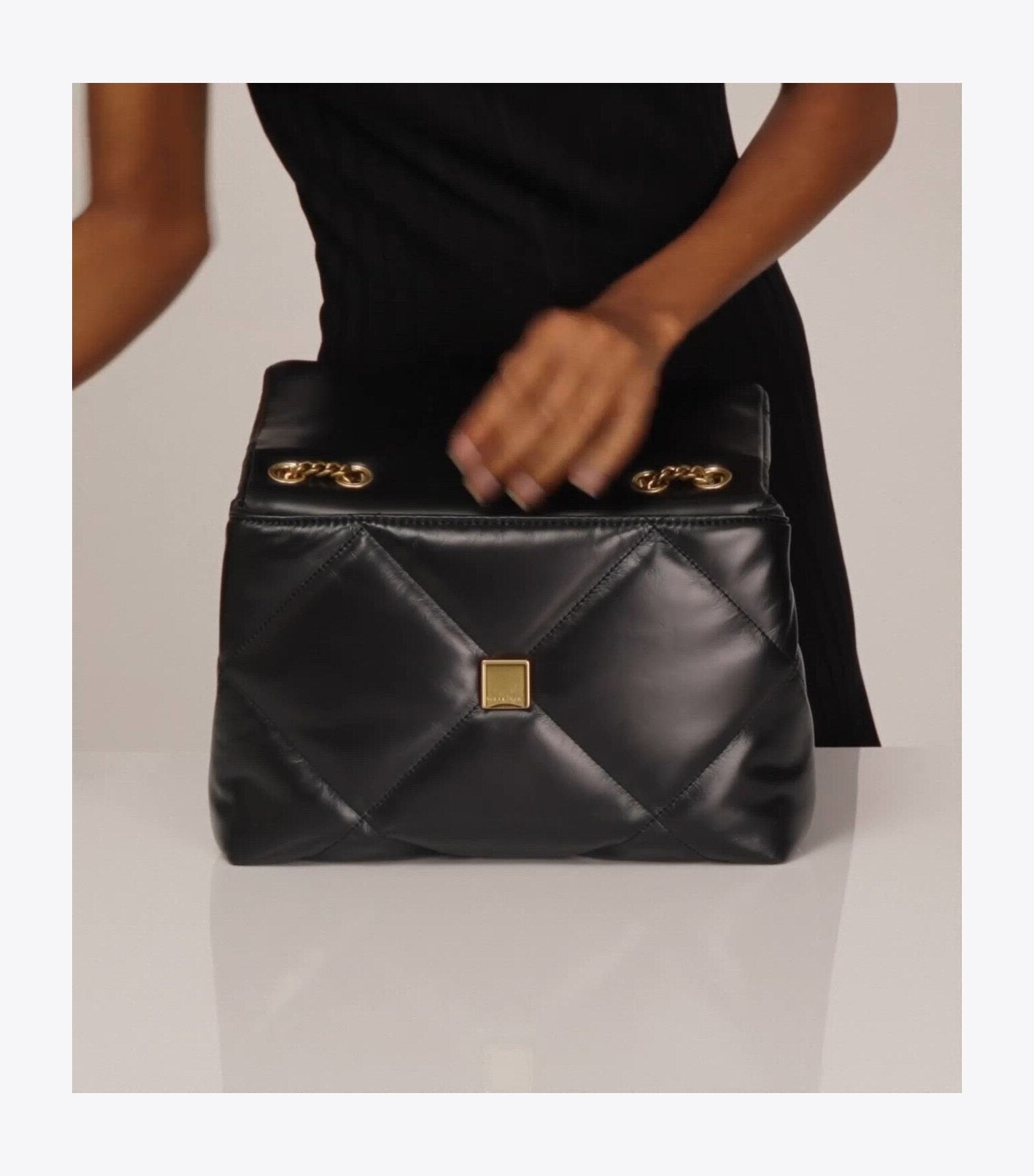 Kira Diamond Quilt Shoulder Bag