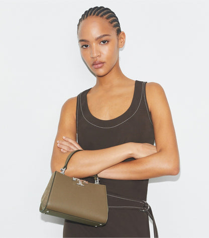 Mini Eleanor Pebbled Satchel