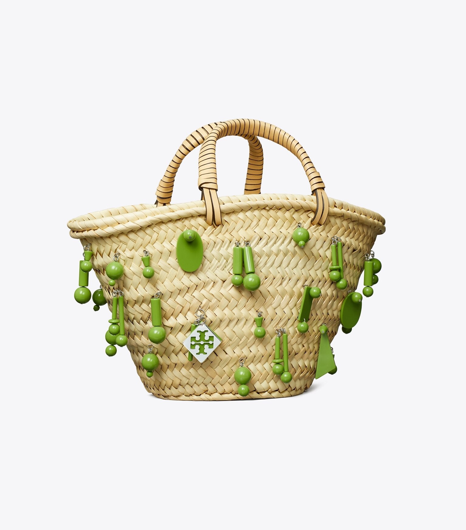 Small Raffia Embroidered Tote