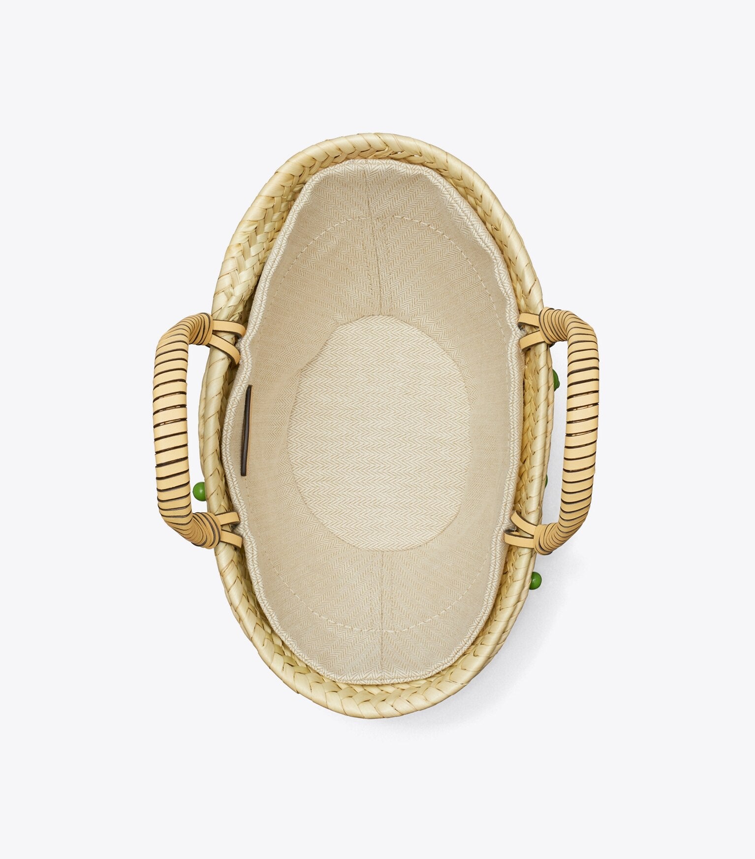 Small Raffia Embroidered Tote