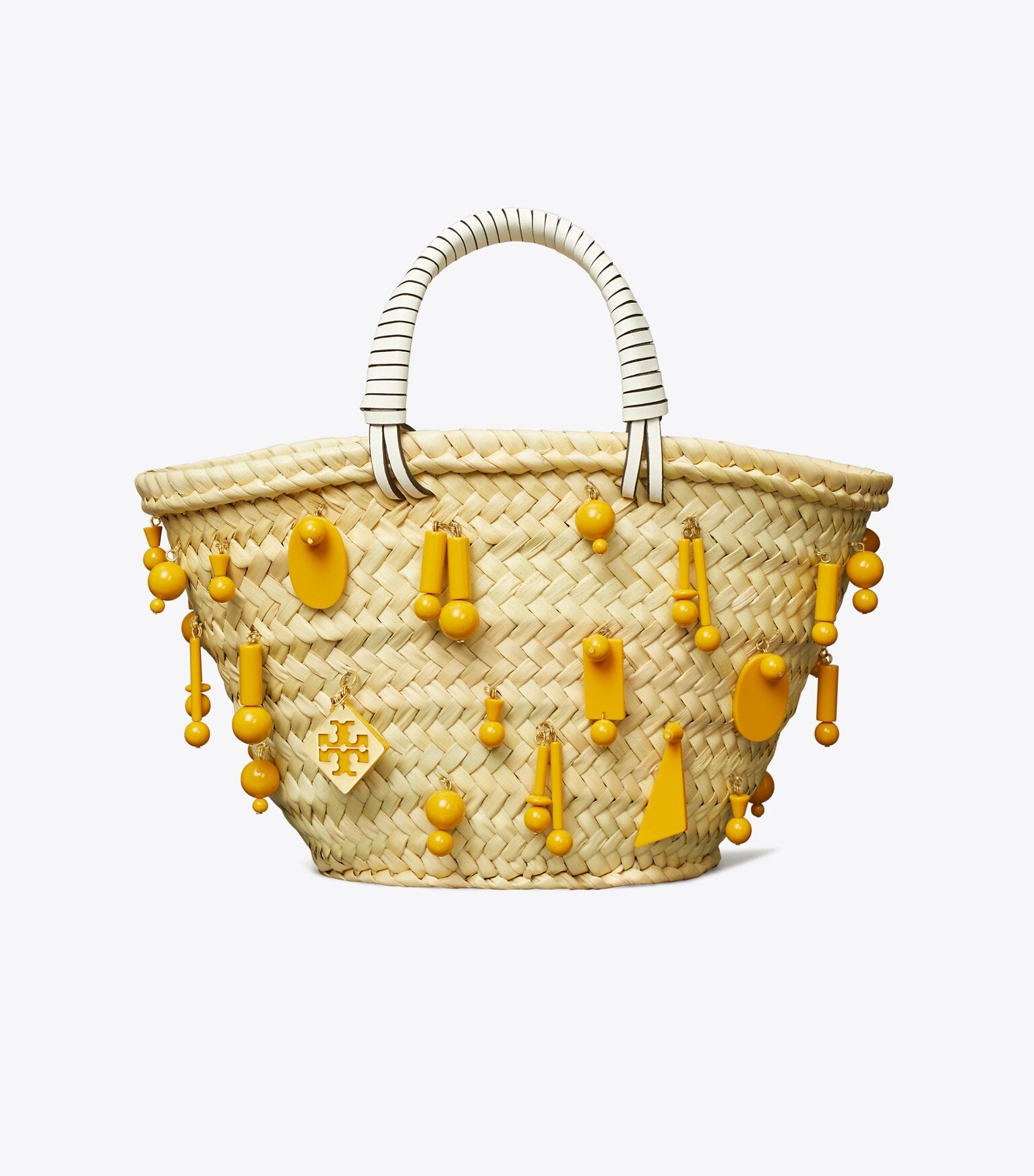 Small Raffia Embroidered Tote