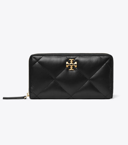 Kira Diamond Quilt Zip Continental Wallet