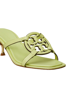 Tory Burch Miller Bombé Low Heel Sandal in Lime Leaf