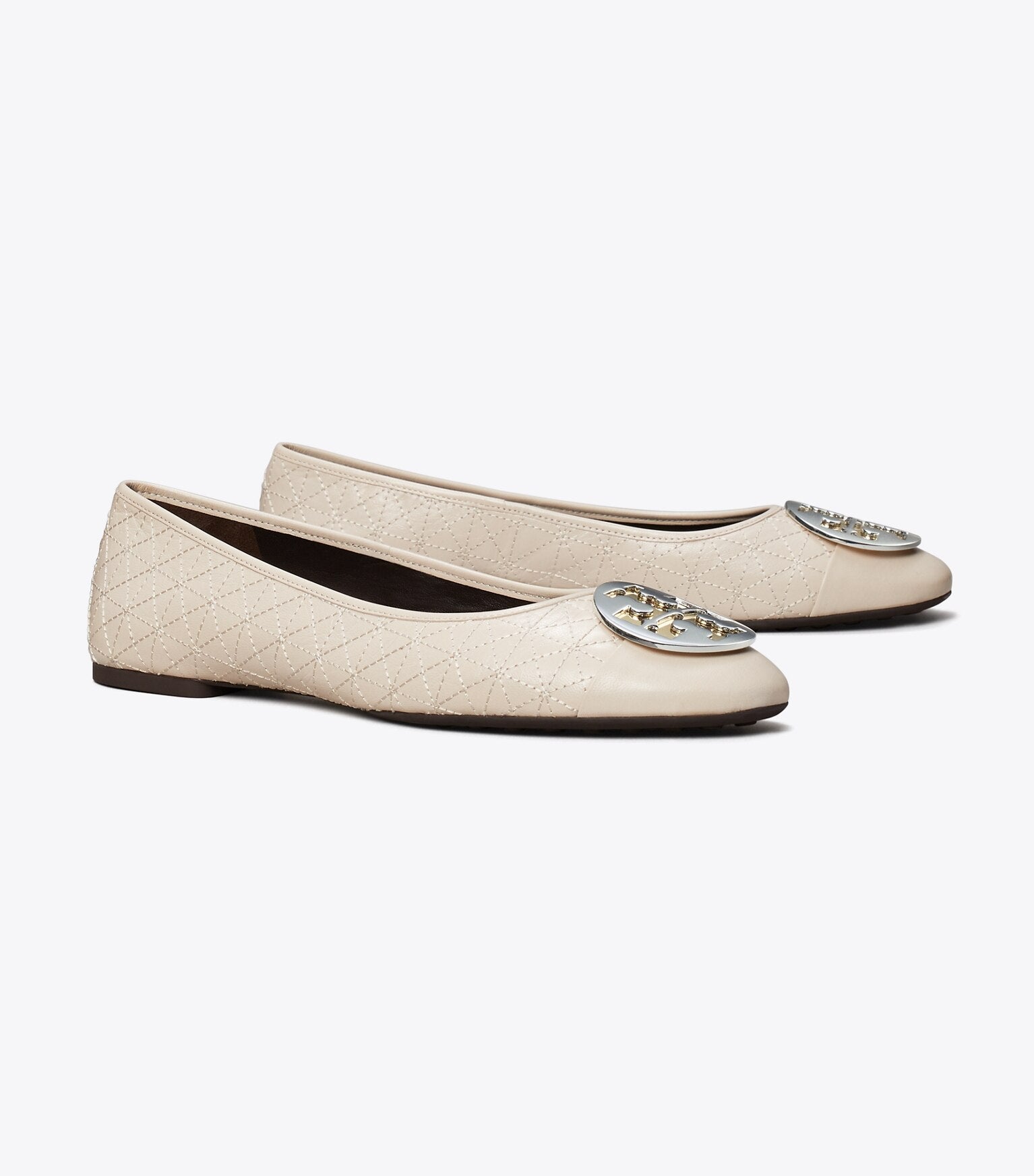 Claire Cap-Toe Quilted Ballet