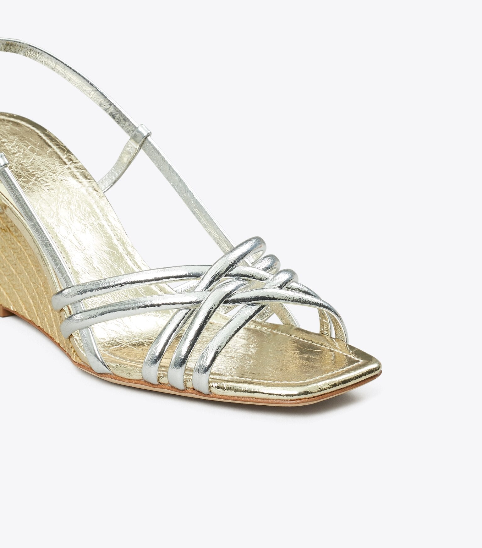 Multi-Strap Espadrille Wedge