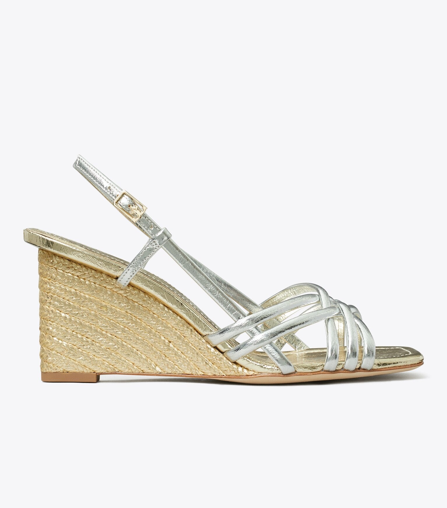 Multi-Strap Espadrille Wedge