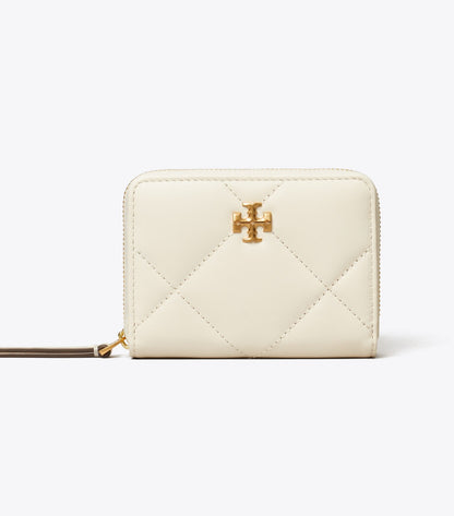 Small Kira Diamond Quilt Zip-Around Wallet