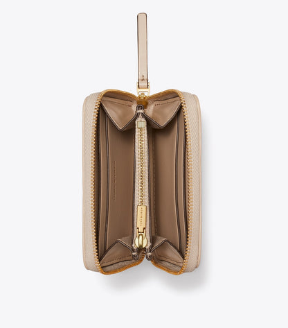 Small Kira Diamond Quilt Zip-Around Wallet