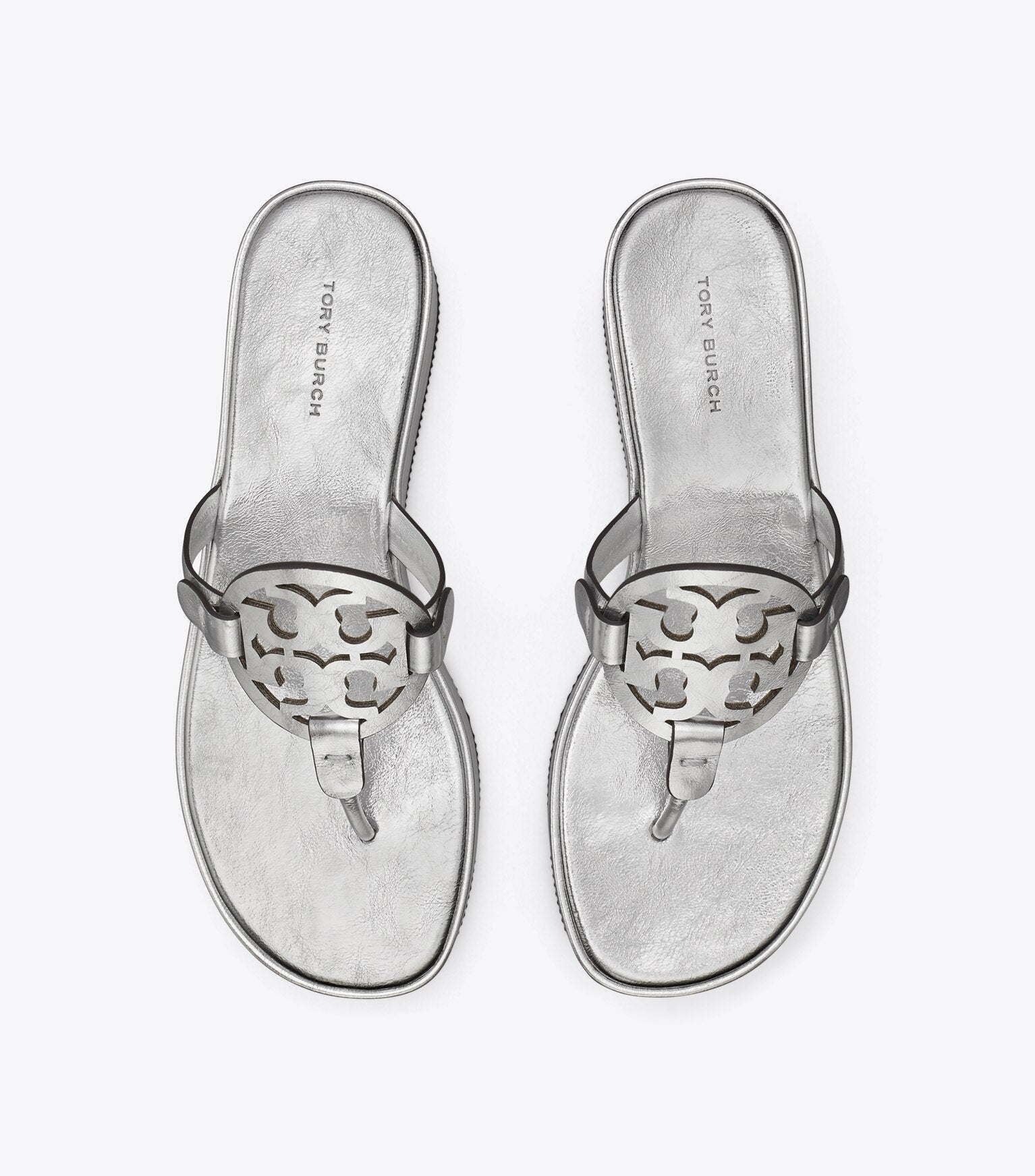 Miller Crinkled Metallic Wedge Sandal