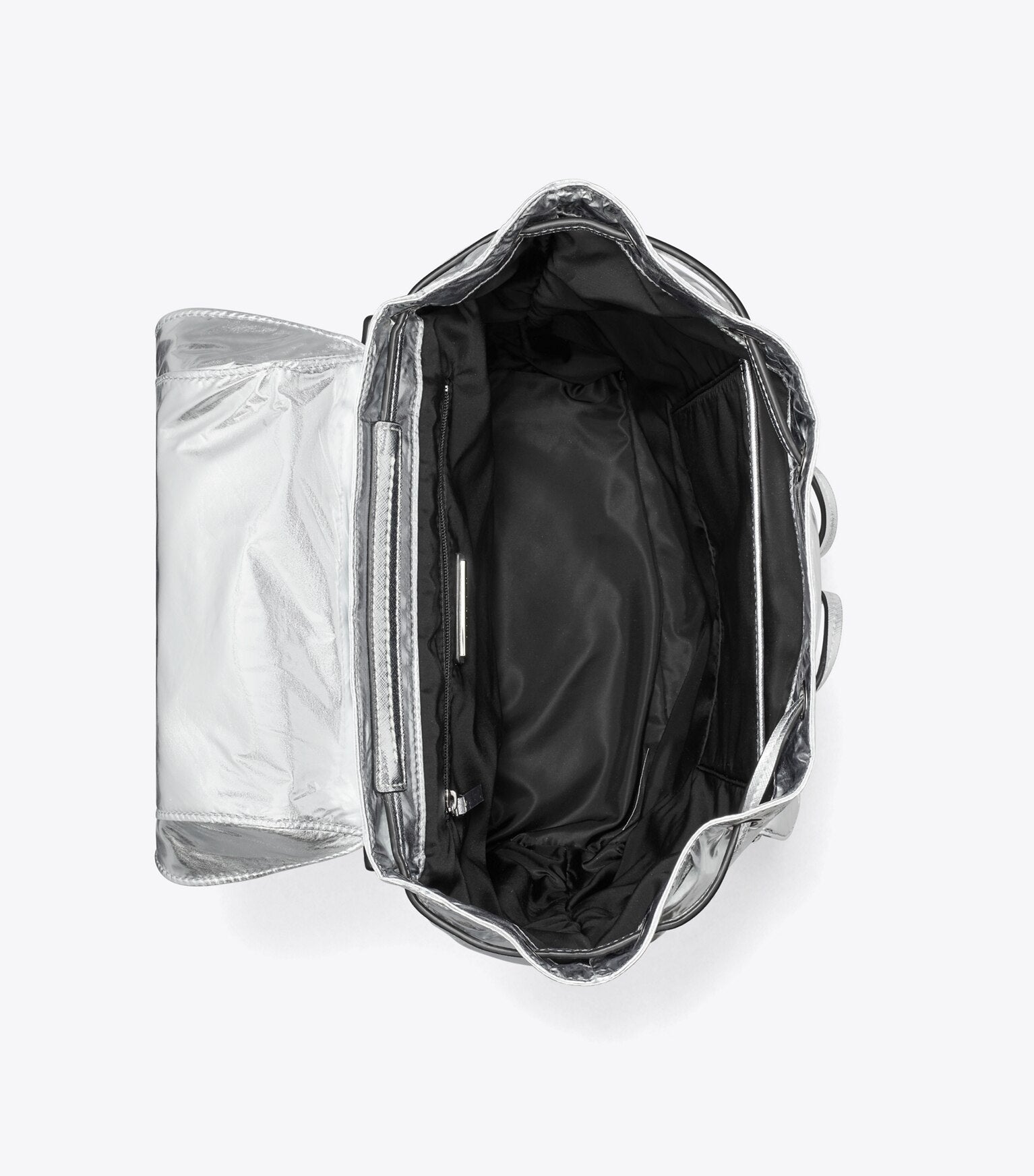 Virginia Metallic Flap Backpack