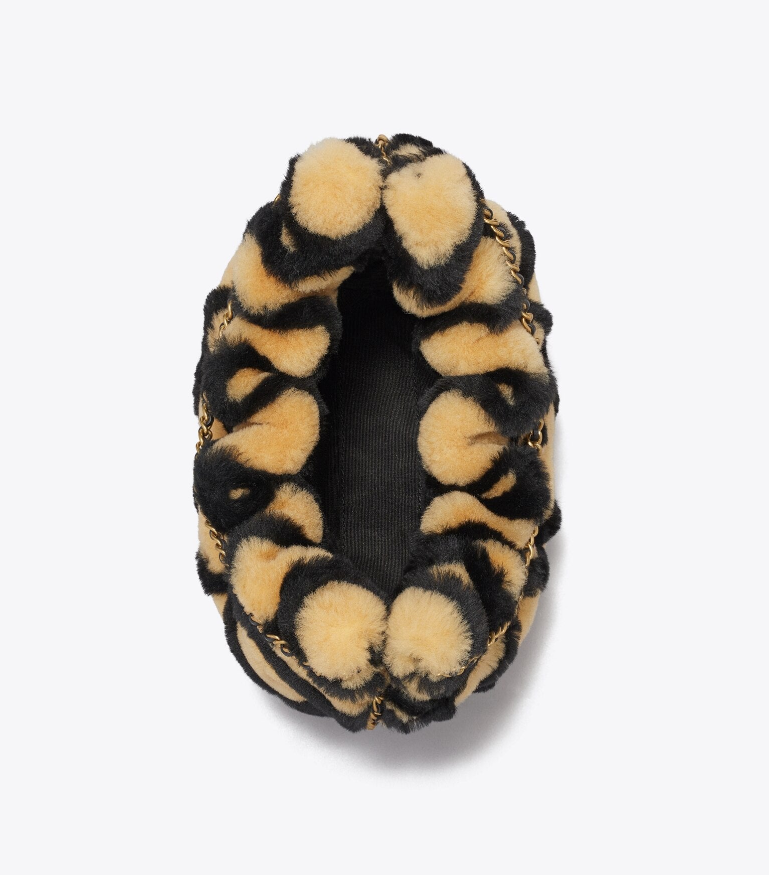 Mini Fleming Shearling Hobo Bag