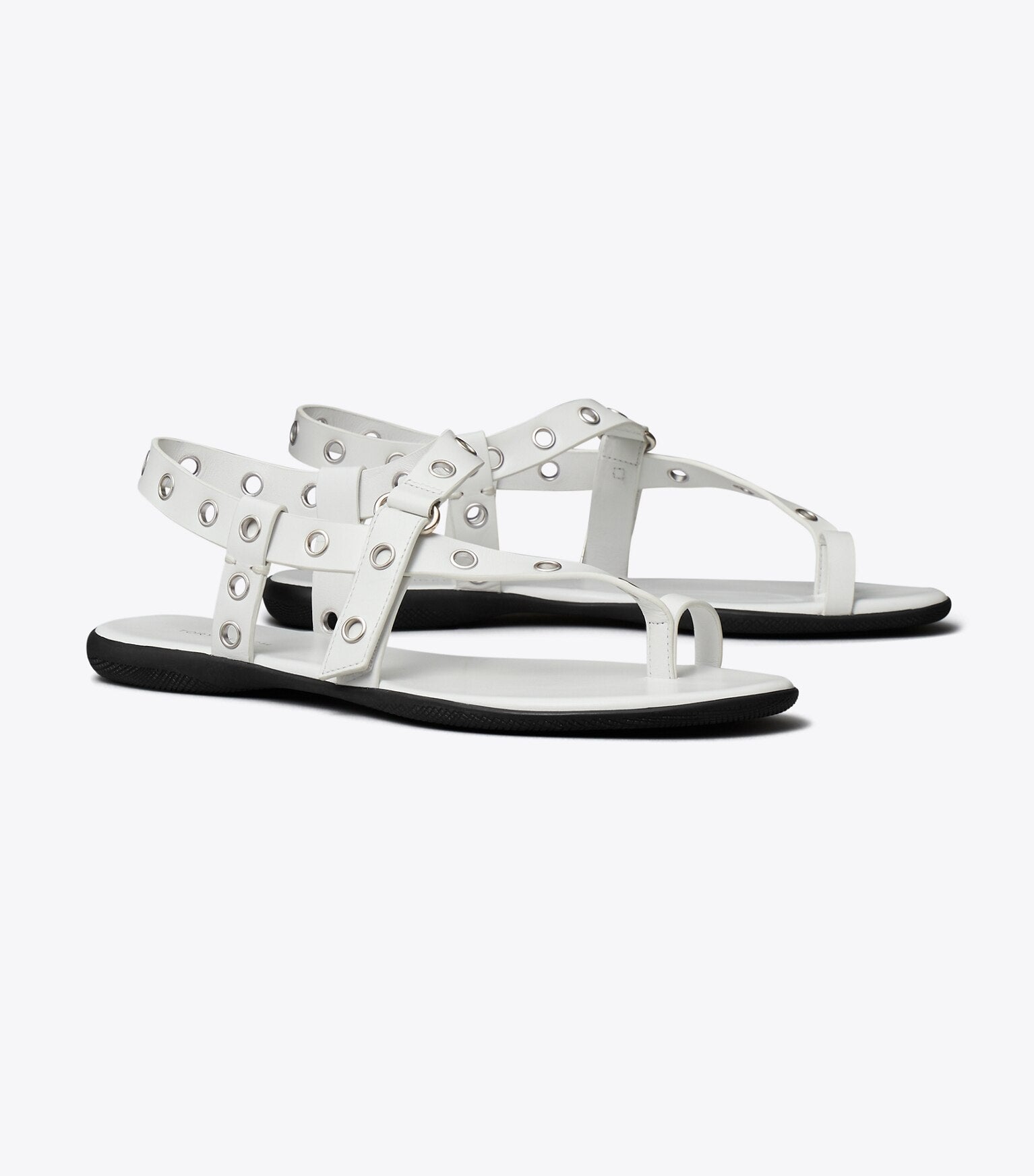 Eyelet Toe Ring Sandal