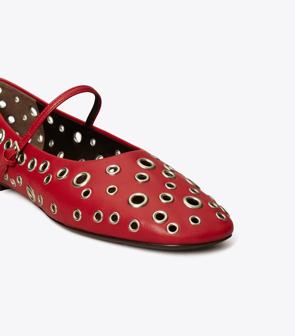 Eyelet Mary Jane Ballet