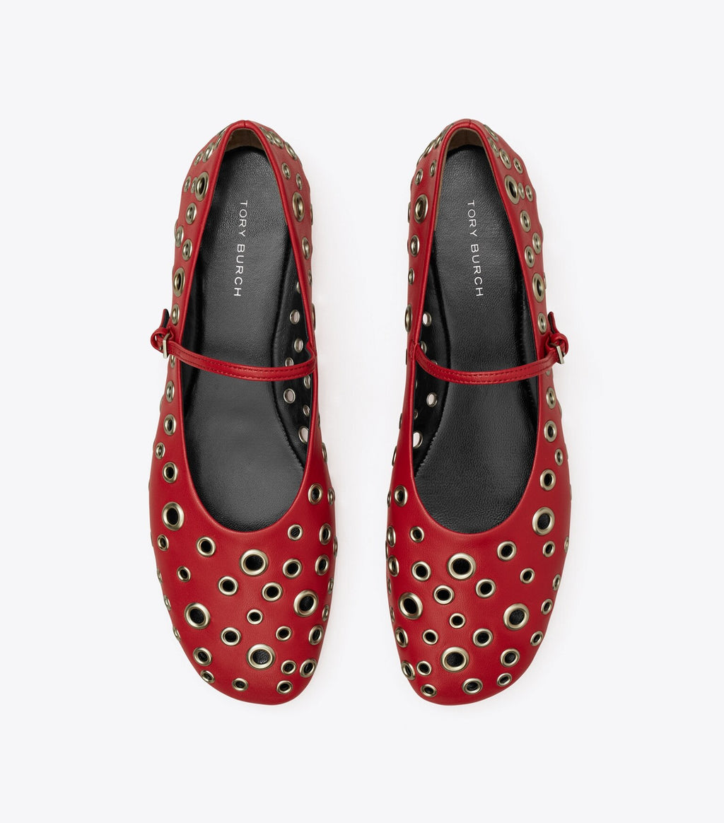 Eyelet Mary Jane Ballet