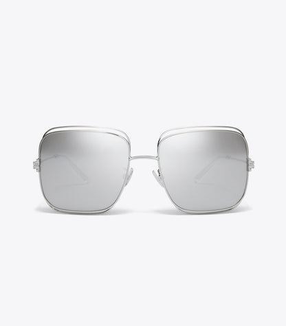 Eleanor Oversized Metal Square Sunglasses