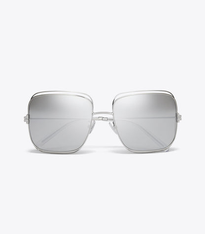 Eleanor Oversized Metal Square Sunglasses