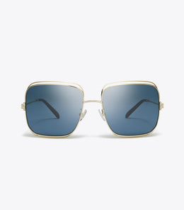 Eleanor Oversized Metal Square Sunglasses