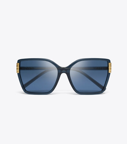 Eleanor Oversized Cat-Eye Sunglasses