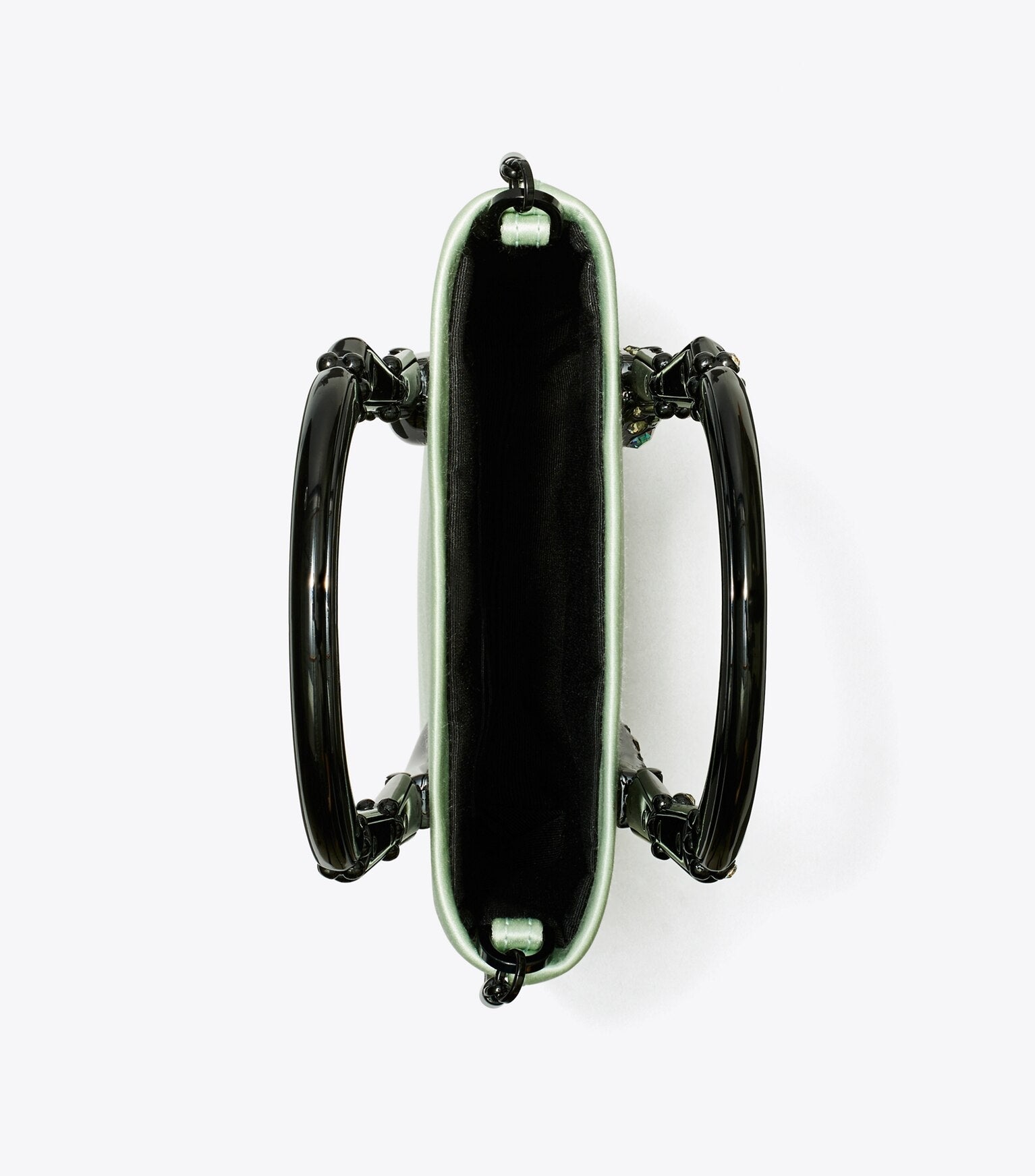 Mini Satin Snake Handle Tote