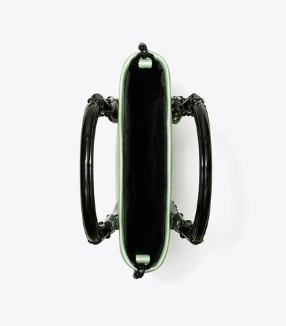 Mini Satin Snake Handle Tote