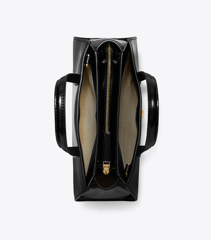 Mini Patent Leather Tote