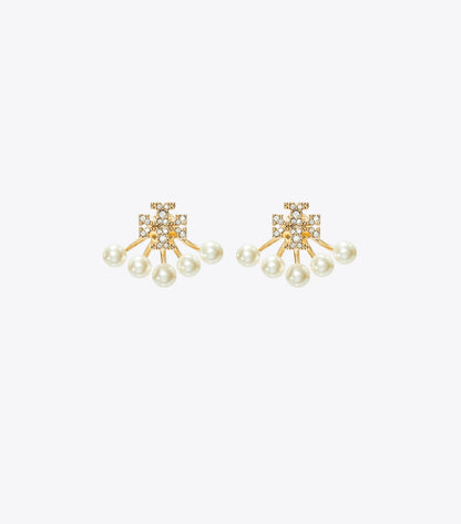 Moondance Pearl Front-Back Earrings