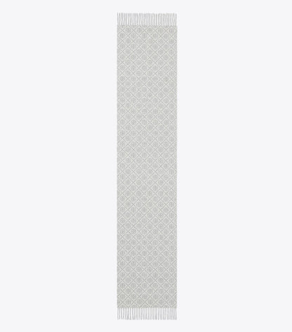 T Monogram Oblong Scarf