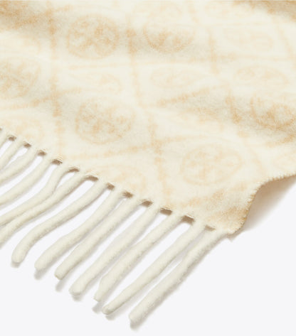 T Monogram Oblong Scarf