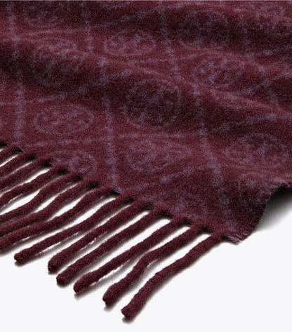 T Monogram Oblong Scarf