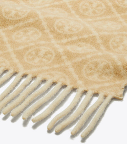 T Monogram Oblong Scarf